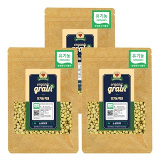 파인드네이처 국산 유기농 백태 24년산 햇 콩 백태 1kg, 3개