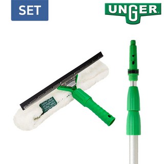 웅거 올인원 워셔스퀴지(35cm) + 옵티락 3단봉 (1.8M) 세트 1개 상품 이미지