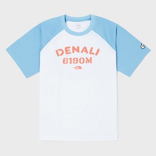 노스페이스 키즈 마운틴 피크 숏 슬리브 라운드티