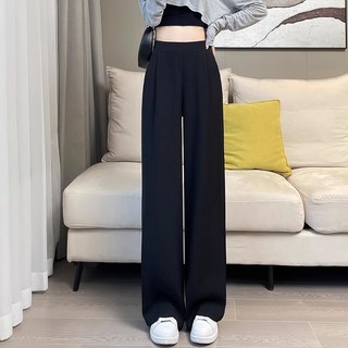 유래미 여성용 초경랑 일자핏 캐주얼 팬츠
