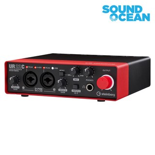 스테인버그 USB 오디오 인터페이스 UR22C Red