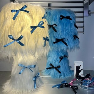 furry lamp6colors 단스탠드 퍼 조명, pink