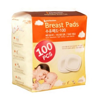 퍼펙션 일회용 수유패드, 100개입, 10개