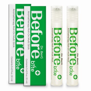닥터버그 비포 바이트 아로마 롤온 스틱, 12ml, 2개