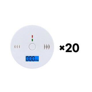 바른닥터 일산화탄소 경보기 측정기 ( 건전지 포함), 20개