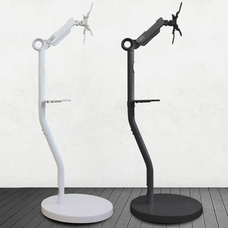 마블마운트 티비거치대 32인치 43인치 높이 조절 TV스탠드, 퓨어화이트, 퓨어화이트, 1개