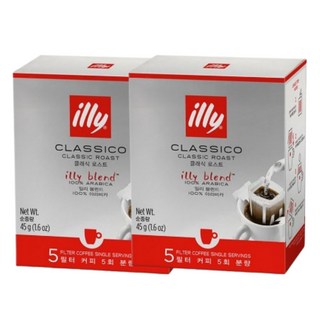 illy 일리 드립백 드립커피 5개입 드립백커피, 2개, 45g