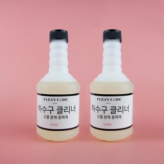 클린코드 배수구 클리너 유분 유지방 오물분해 하수구 용해제 2개 650ml 상품 이미지