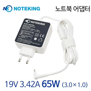 LG전자 PA-1650-43 호환 노트북 어댑터 충전기 19V 342A 65W 외경 3.0mm, AD-NK6519, 1개