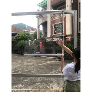 투명 비닐 블라인드