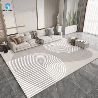 HORMOO 패턴 극세사 카페트