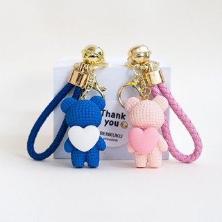벤쿠쿠 하트 곰돌이 키링 커플세트