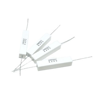 [10개단위] 시멘트저항 사기저항 10W, 0.05R~200R, 0.5R, 10개