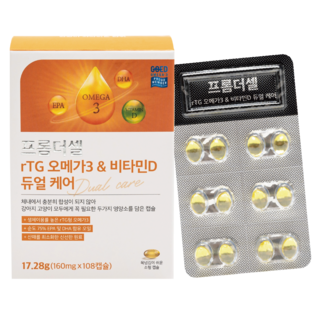 프롬더셀 강아지 고양이 알티지 오메가3 피부 피모 심장 면역력 영양제 108캡슐, 108정, 피부/피모, 1개