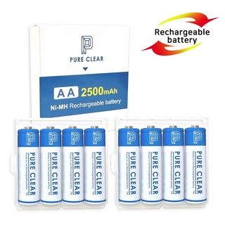 충전건전지 퓨어클리어 AA 2500mAh