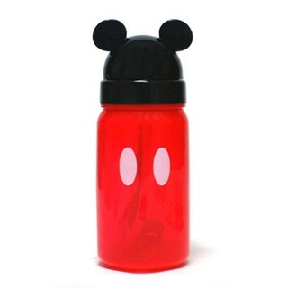 미키마우스 얼굴 빨대물통 350ml fri*681tG