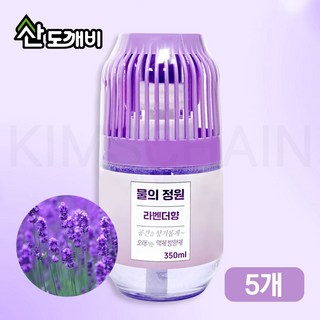 산도깨비 물의정원 실내 방향제 라벤더향 350ml, 5개, 라벤더