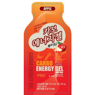 카보 에너지 젤 4개 세트 – 마라톤, 자전거, 그란폰도, 철인 3종, 트레일러닝용 사과맛 (45g) 자전거파워젤 카보 에너지 젤 4개 세트 – 마라톤, 자전거, 그란폰도, 철인 3종, 트레일러닝용 사과맛 (45g) 자전거파워젤