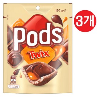 포즈 쵸코렛 Pods 트윅스 160g (호주정품), 3개