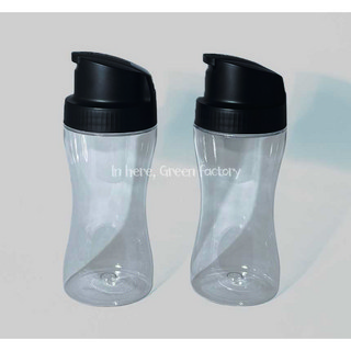 타파웨어 양념통570ml 타파통 소금통 참기름병 오일병 만능양념통(2p), 블랙, 2개