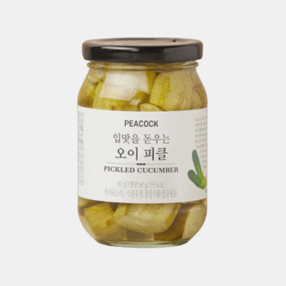피코크 오이 피클 절임 300g 2개