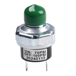 12V DC 자동 알루미늄 합금 압축기용 압력 제어 에어혼 스위치 공기 24V 압축기, 70-100PSI, 1개