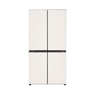 LG전자 H875GBB012 디오스 오브제컬렉션 베이직 냉장고 870L 글라스 베이지, 단품