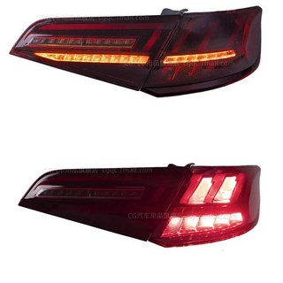 엠비언트 아우디 A3 LED 테일 라이트 2013-2020 스포트백 후미등 DRL 다이나믹 시그널 자동차 액세서리, 01 2013-2016, 01 LED