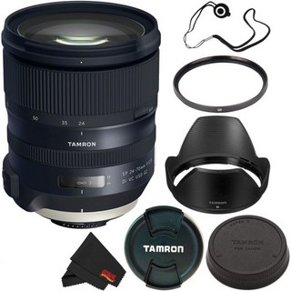 렌즈캡 뒷 가리개 스냅온 니콘 F(국제 모델)용 6Ave Tamron SP 2470mm f/2.8 Di VC USD G2 렌즈 + 82mm UV 필터 캡 키퍼 극세사 천 번들, 렌즈캡 뒷 가리개 스냅온 니콘 F(국제 모델)용 6Av