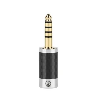 오디오 인터페이스 하이파이 4.4mm 5극 밸런스드 헤드폰 잭 – 탄소 블랙 로듐 2개 세트