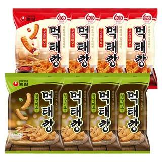 농심 먹태깡 청양마요맛 60g X 4봉 + 고추장마요맛 60g X 4봉, 480g, 1세트