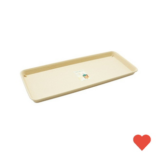 화분대 직사각 화분받침 2호 베이지 약