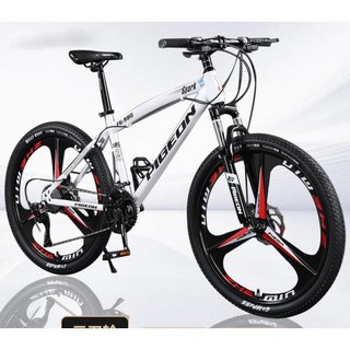 여성용 자전거 학생용 MTB 출퇴근용 하이브리드 시티바이크, 24인치, 21 속도, 화이트 3툴
