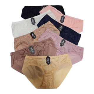 사이 여성용 실크터치 면스판 노라인 햄팬티 6종 세트