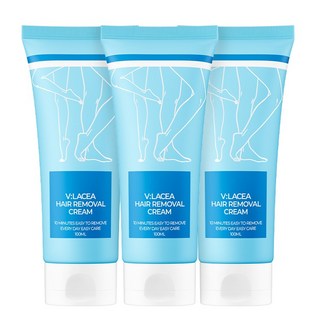 블라세아 셀프 왁싱 제모크림, 3개, 100ml