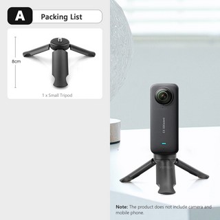 Vamson 휴대용 미니 삼각대 휴대폰 안정기 홀더 스탠드 고프로 11 10 9 인스타 360 X3 DJI 액션 카메라 틱톡 브이로그용, 1) A