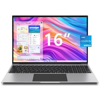 JUMPER 2025 노트북 16인치 화면 대형 셀러론 N5095 512GB SSD 16GB RAM