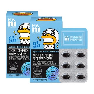 일동제약 마이니 아이케어 루테인지 지아잔틴, 30정, 2개