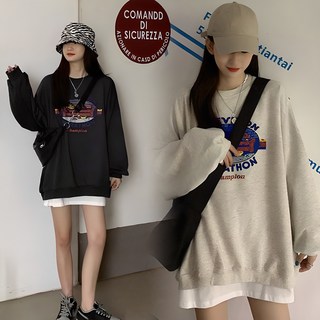 주디앤 여성 봄 가을 소피 오버핏 긴팔 티셔츠 1+1 리빙공감 롱스프링