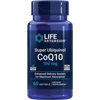 라이프익스텐션 슈퍼 유비퀴놀 CoQ10 100mg 소프트젤, 60정, 1개