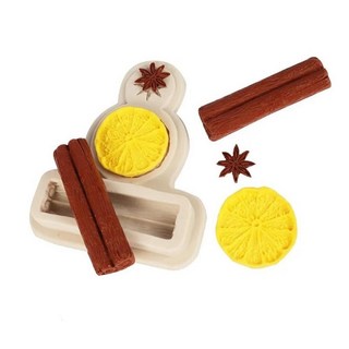 시나몬 스타 아니스 실리콘 몰드 컵케이크 캔디 베이킹 초콜릿 케이크 장식 도구, 1개, 1. onesize