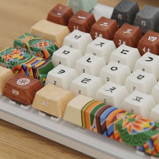 시이닷 화이트 단청 염료승화 PBT 키캡