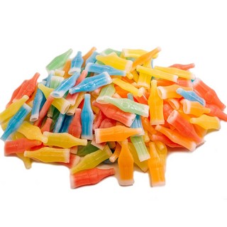 닉클립 왁스병 보틀 캔디 Nik-L-Nips Wax Bottle Candy 450g, 1개
