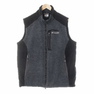 2317 콜롬비아 차콜블랙 하프넥니트집업조끼 [XL]