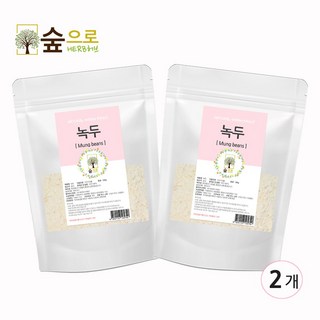 천연팩 녹두가루 100g 숲으로허브 곡물팩 녹두팩, 1개입, 2개