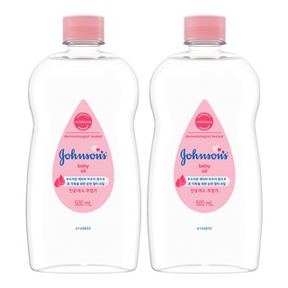 존슨즈베이비 오일, 500ml, 2개