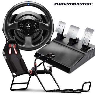 트러스트마스터 T300RS GT에디션 레이싱휠 3패달포함/넥스트레벨 레이싱 GT LITE 레이싱시트 세트 (플스&PC 호환/공식수입정품), 1개