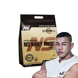 NS 웨이 프로틴 곡물맛 2kg 헬스보충제 단백질보충제 유청단백질가루 단백질쉐이크 프로틴, 1개