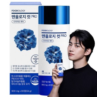 푸드올로지 맨올로지컷 다이어트 보조제, 80정, 1개