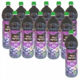 미닛메이드 포도주스, 1.5L, 12개